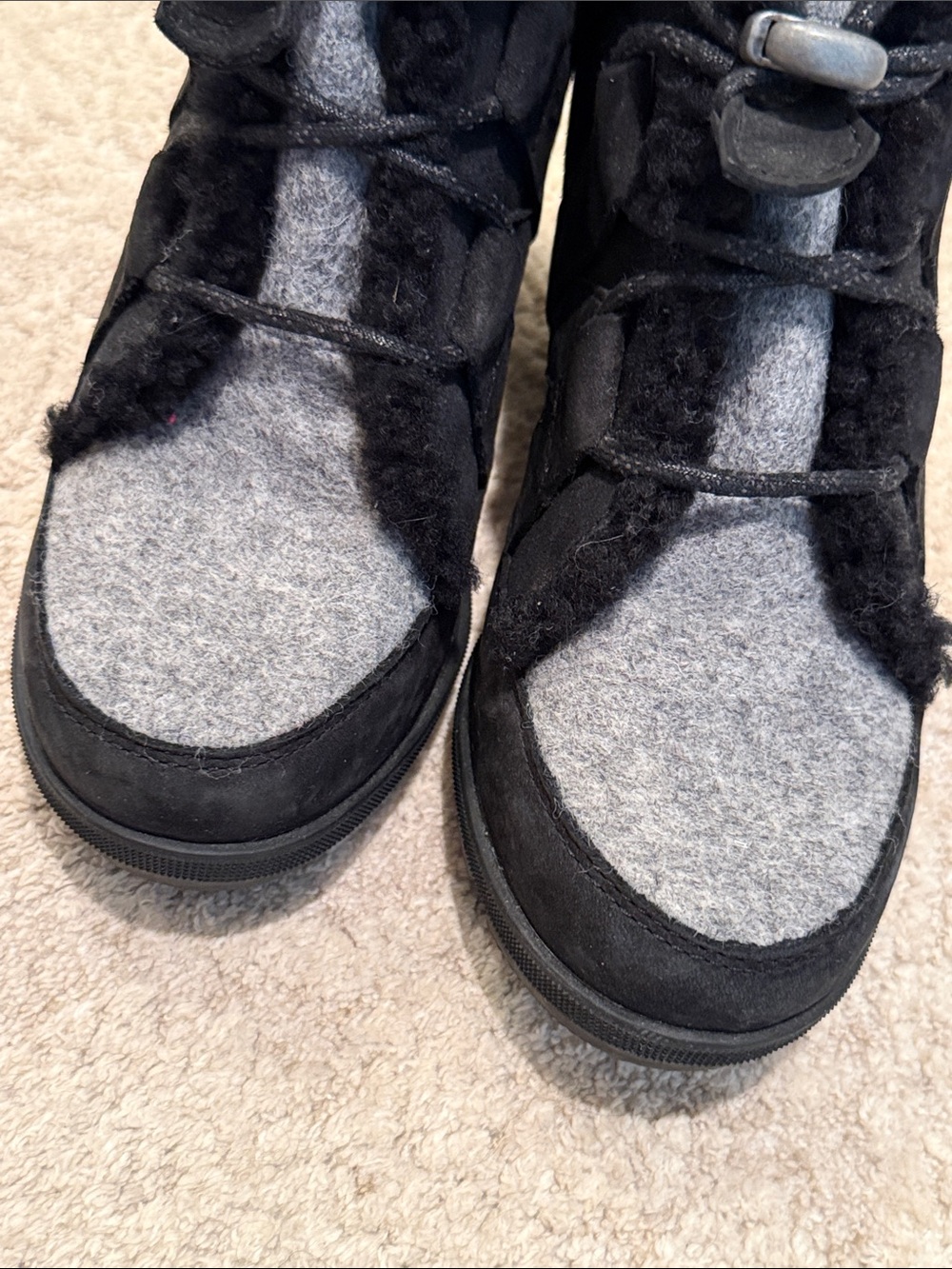 Sorel Joan of Arctic Wedge II Suede Lace Up Booties Size 6.5 - Picture 10 of 12